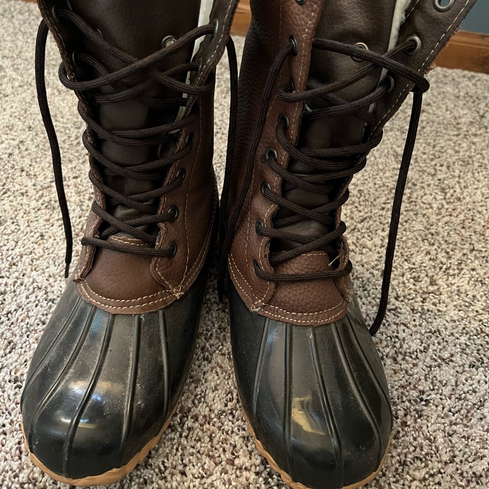 Sporto Duck Boots, Size 6